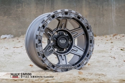 Диск колёсный литой BLACK MUD M590 R17 8,5 ЕТ0 Dark Matte Tint / Matte Gunmetal