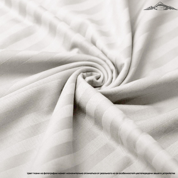 Сатин-страйп &quot;Серый мрамор&quot; | ш.240 см | 130 г/м² | хлопок-100%