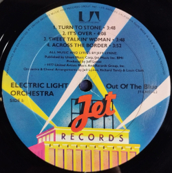 Винтажная виниловая пластинка LP Electric Light Orchestra Out Of The Blue (USA 1977) Mr. Blue Sky