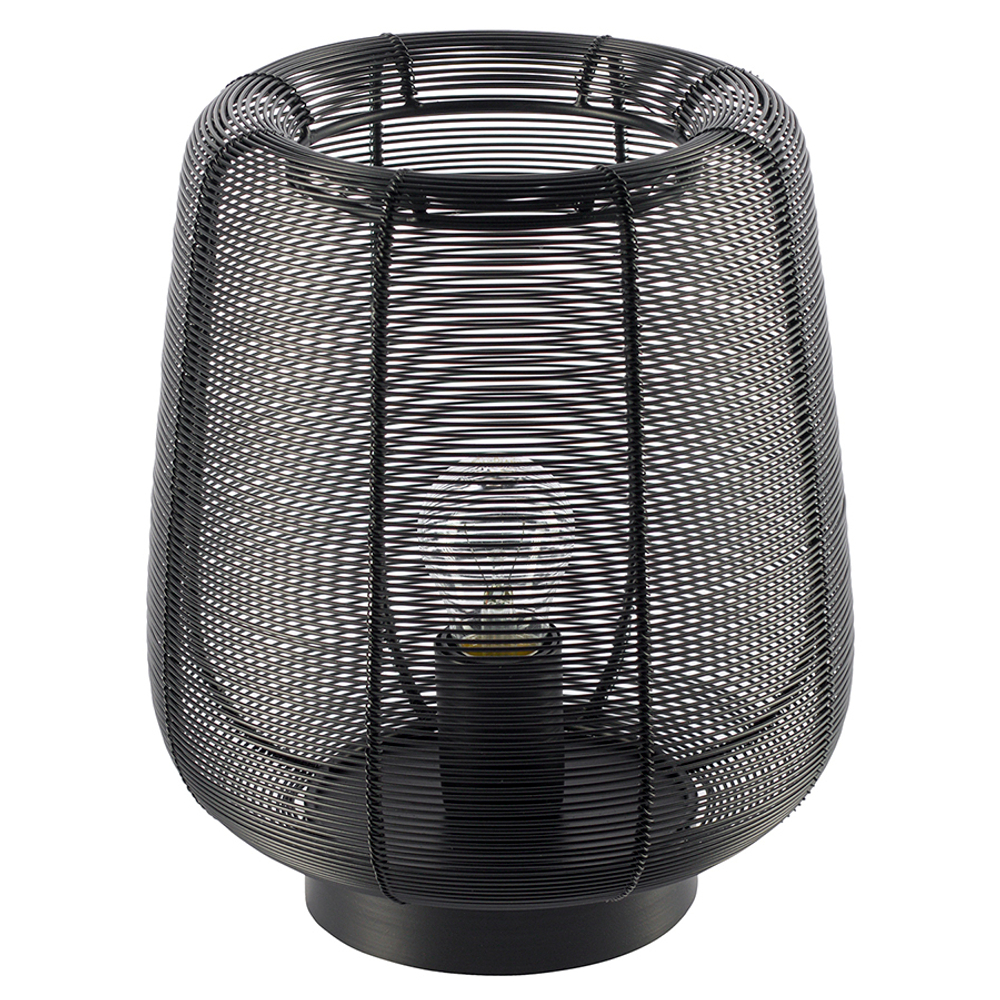 Лампа настольная vinger, D22х26 см, черная