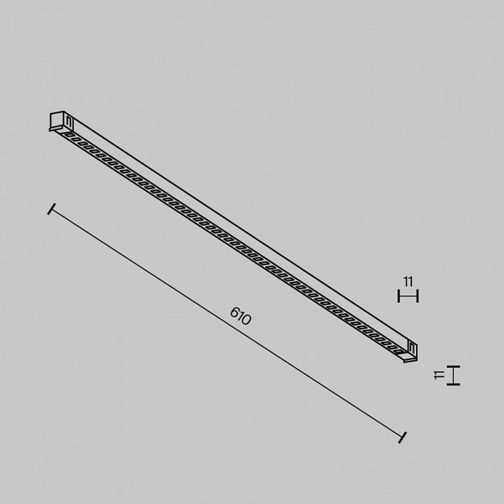 Накладной светильник Maytoni Technical Points TR241-2-12W3K-B