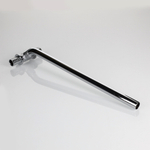 Фитинг аксиальный универсальный – тройник радиаторный с хромированной латунной трубкой, короткий 16 (2,2) х 15 х 16 (2,2) мм, 30 см