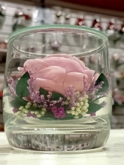 натуральный пион в стекле, вакуум*