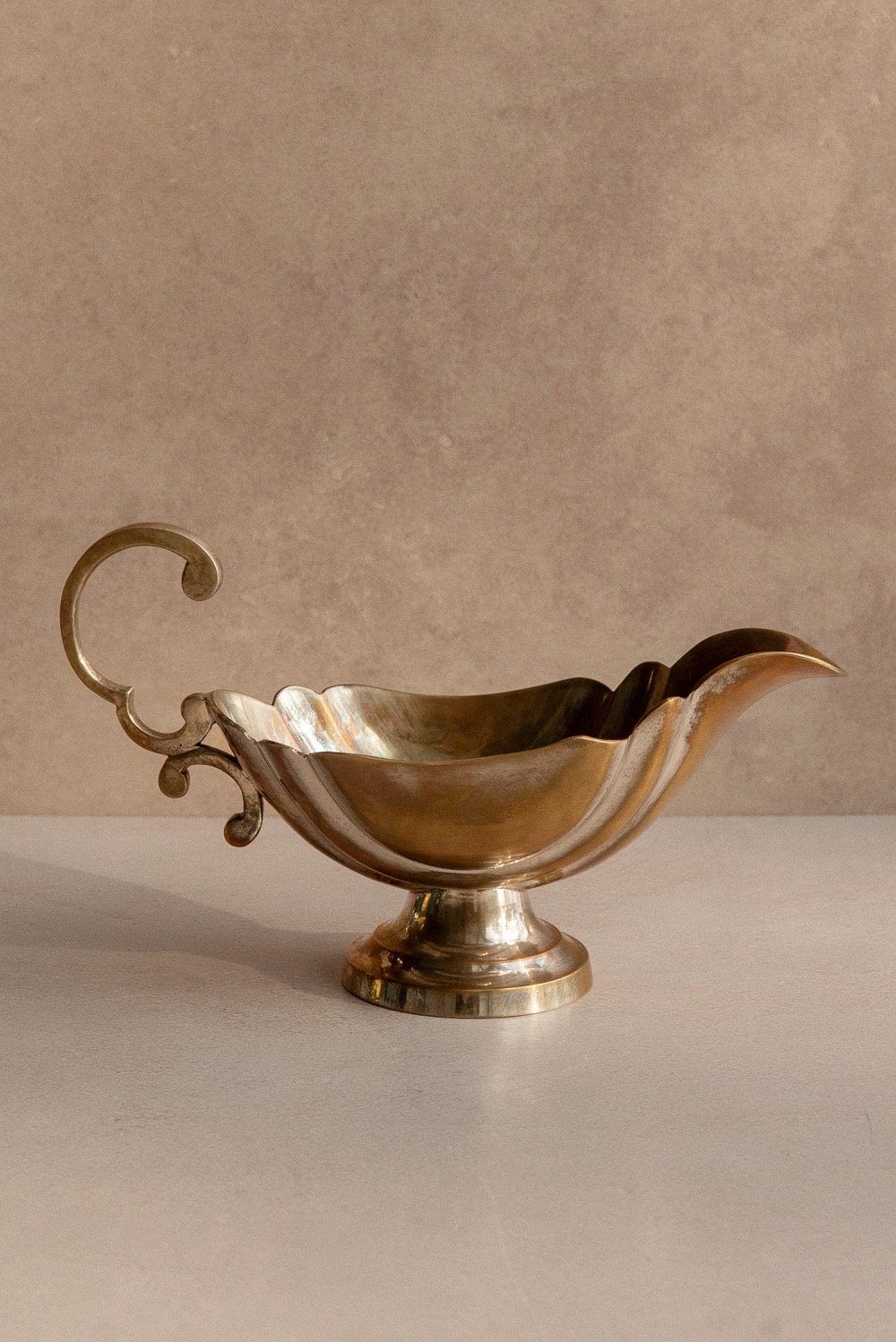 Винтаж Соусник, латунь