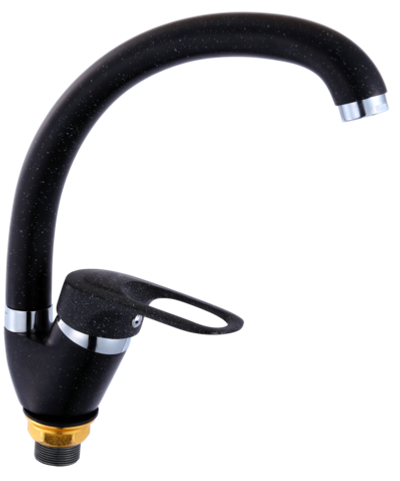 59030-C Смеситель для кухни (ЧЕРНЫЙ) HANSEN  (10/1шт)