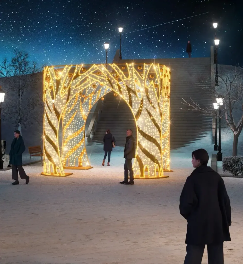 Светодиодная входная группа из деревьев