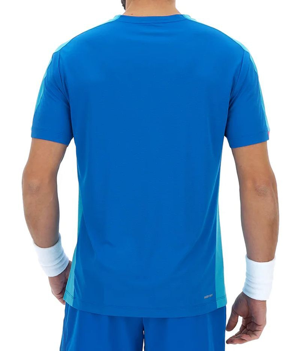 Мужская теннисная футболка Lotto Superrapida VIII - blue