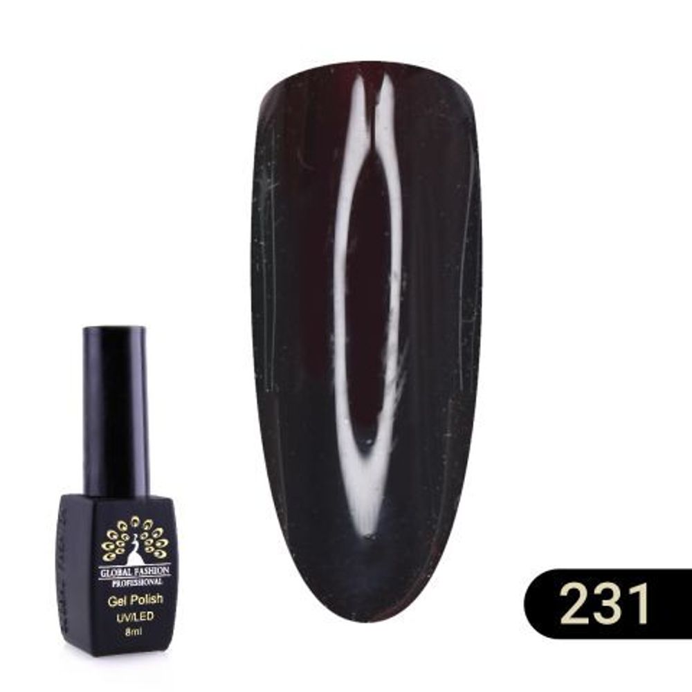Гель лак BLACK ELITE 231, Global Fashion 8 мл