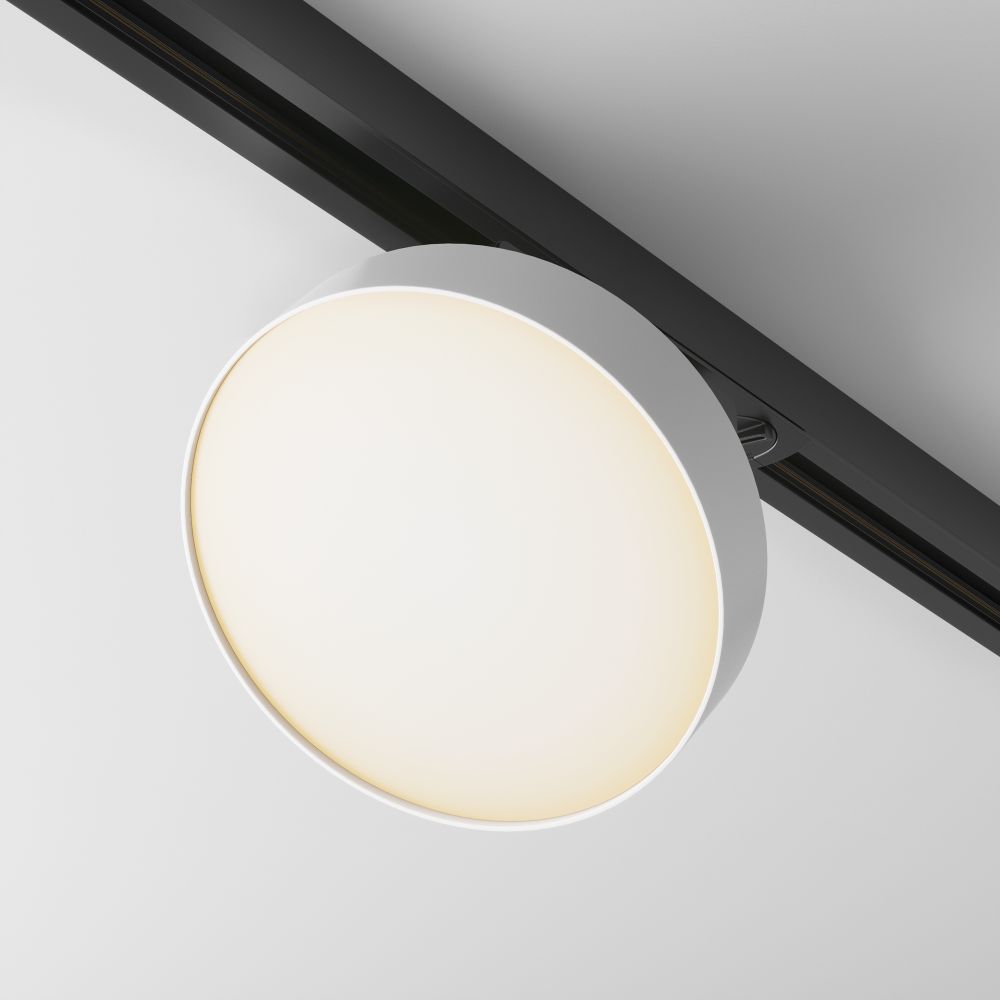 Трековый однофазный светодиодный светильник Maytoni Unity Zon TR043-1-12W3K-W