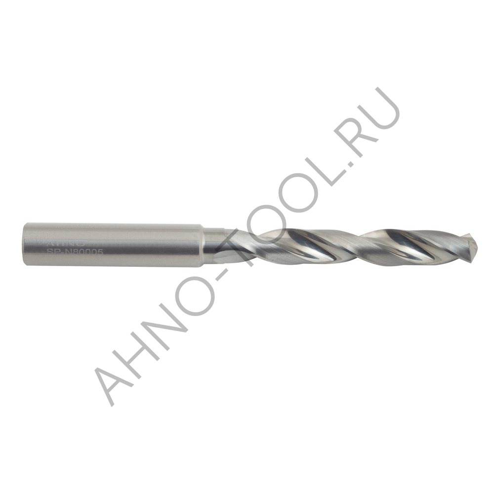 Сверло  8.6мм монолитное твердосплавное 5D без подвода СОЖ. для цвет.металлов SP-N800050860 VHM AHNO