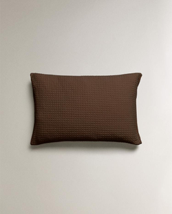 ZARA HOME ОДНОТОННАЯ НАВОЛОЧКА (200 НИТЕЙ), КОРИЧНЕВЫЙ