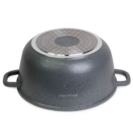 Кастрюля 4,5 л. из литого алюминия Kamille КМ 4425 с мраморным покрытием