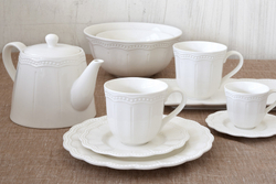 Тарелка суповая 20см Easy Life Elite белая