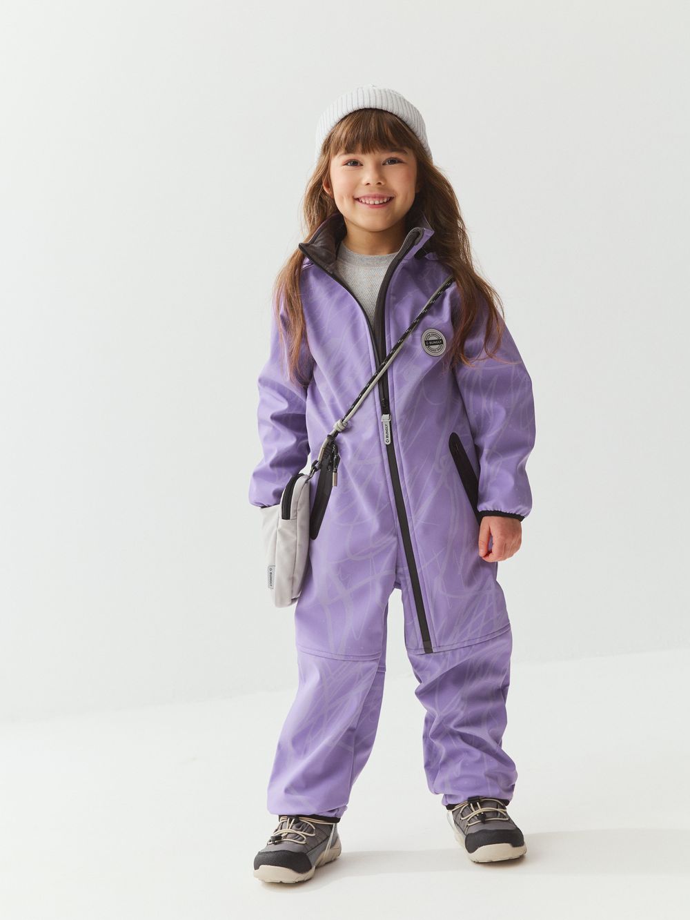 Комбинезон Softshell демисезонный "Лаванда"