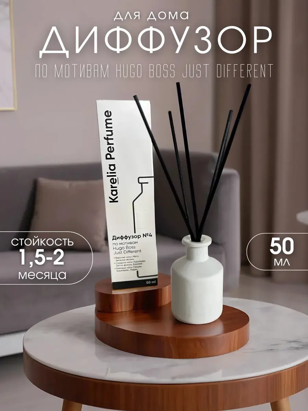 Диффузор для дома по мотивам Hugo Boss Just Different