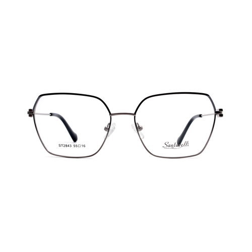 Оправа бабочка Santarelli ST2843 C1 черная серебряная