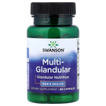 Swanson, Multi-Glandular, средство для мужского здоровья, 60 капсул
