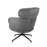 Кресло Bradex Home KING серый, шенилл