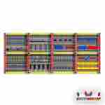 Полоса препятствий ниндзя-парк «Сплошной Вызов», 18×6×4 м