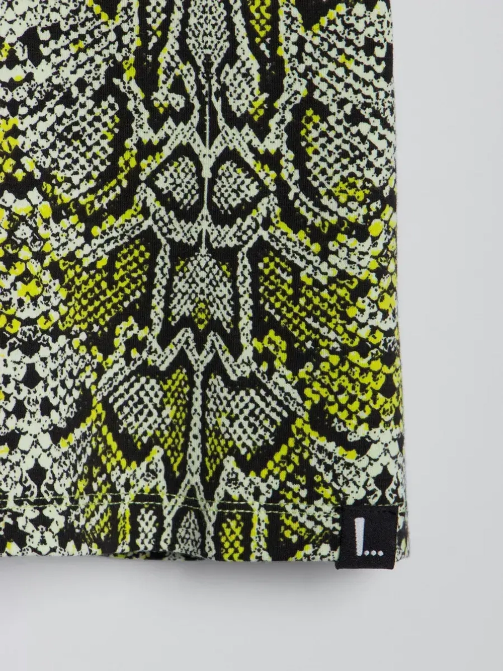 Футболка для девочки оверсайз, принт питон