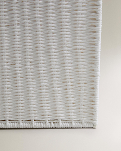 Zara Home Корзина из металла, цвет бежевый, 64 см