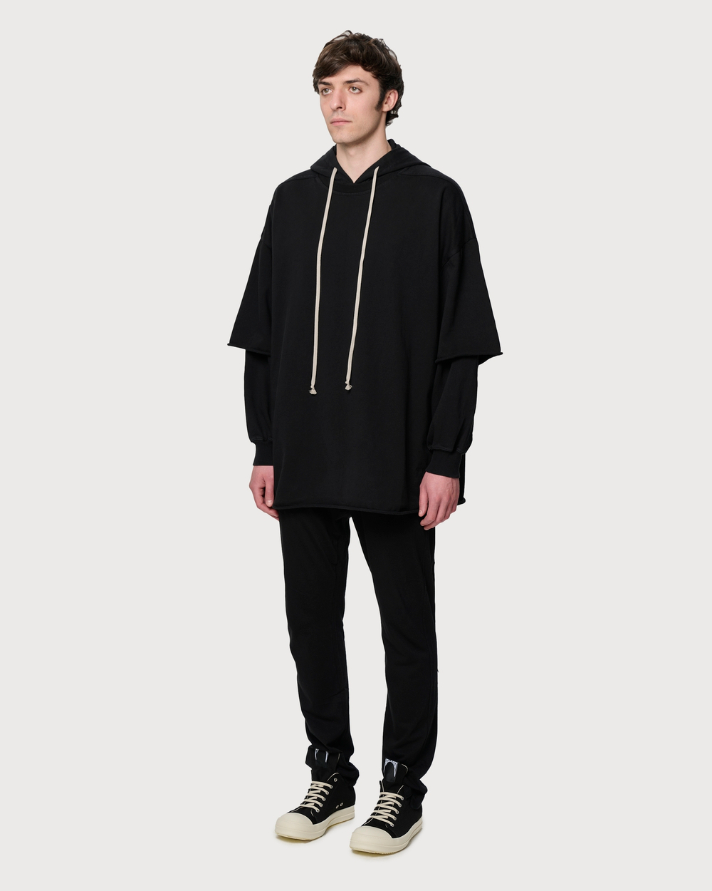 RICK OWENS DRKSHDW ХУДИ ЧЕРНАЯ HOLLYWOOD TOMMY HUSTLER