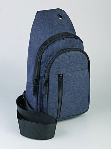 Сумка мужская через плечо нагрудная из нейлона