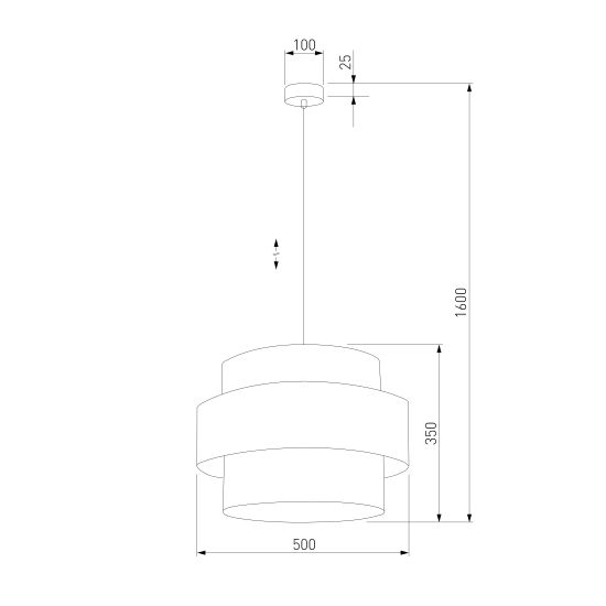 4999 / подвесной светильник / Calisto Black