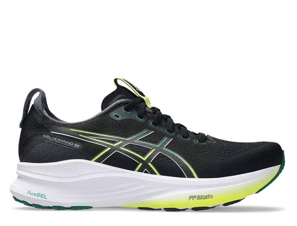 Кроссовки для бега мужские Asics Gel-Kayano 32 M Черно-Лайм