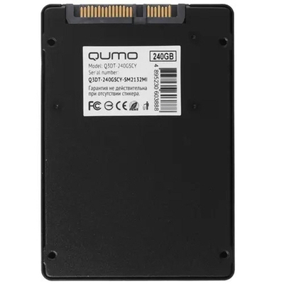 SSD диск QUMO SSD 240GB Novation TLC Q3DT-240GSCY (SATA3.0)