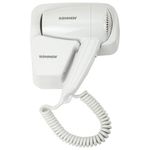 Фен для волос настенный SONNEN HD-2101 ULTRA PLUS, 1300 Вт, 2 скорости, белый, 608481