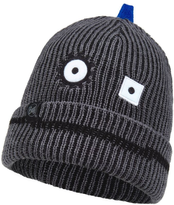 Вязаная шапка детская Buff Hat Knitted Funn Robot Grey Vigore Фото 1