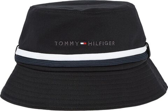 Теннисная кепка Tommy Hilfiger Established Tape Bucket Man - черный