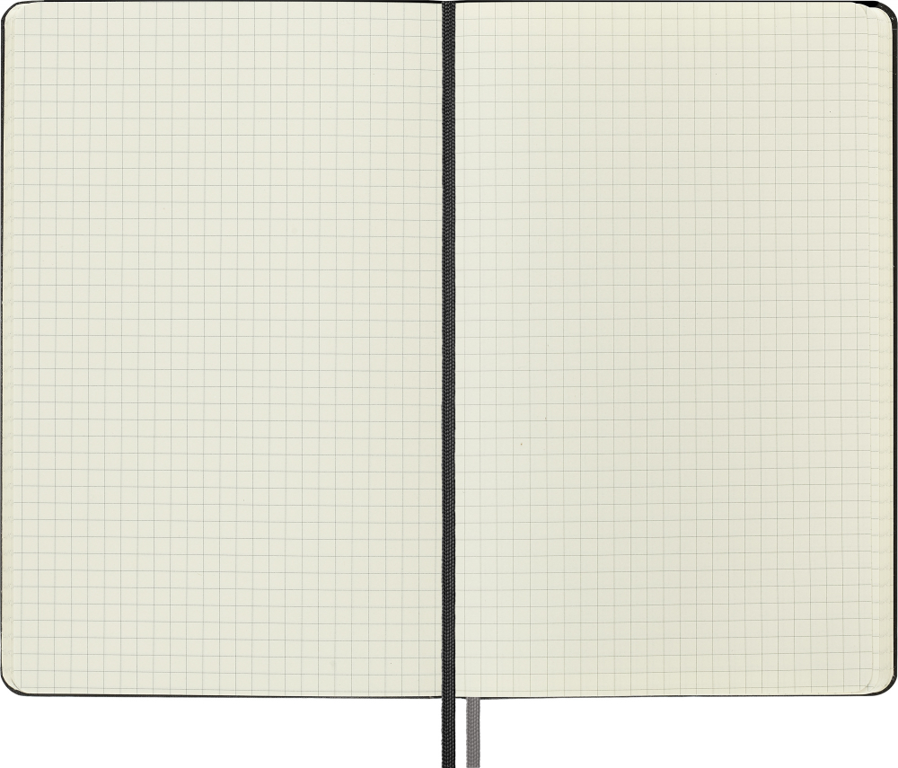 Блокнот Moleskine CLASSIC EXPENDED Large (QP061EXP) 130х210мм 400стр. клетка твердая обложка черный