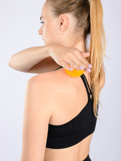 Мяч массажный TORRES, диам. 7 см, ПВХ с выступами 0,5 см