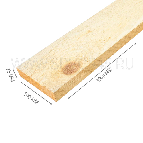 Доска 25*100*3000 мм