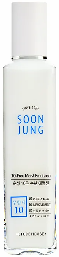 Etude House Soon Jung 10-Free Moist Emulsion увлажняющая эмульсия 130мл