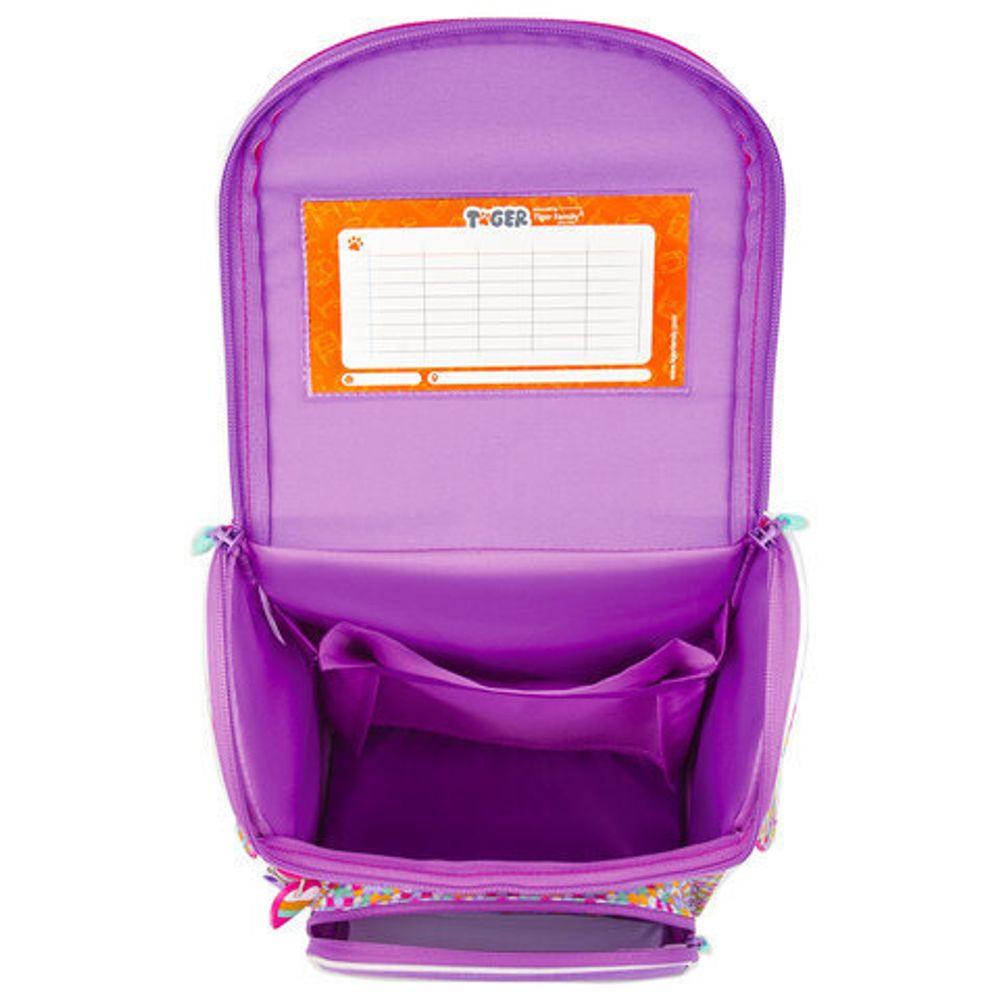 Ранец TIGER FAMILY, для начальной школы, Nature Quest, девочка, "Pink Amour", 35х31х19 см, 227865, TGNQ-041A