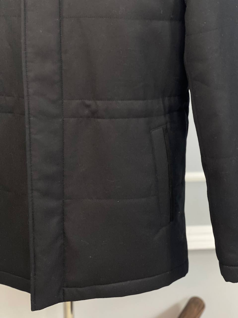 Кашемировая куртка Kiton внутри с мехом