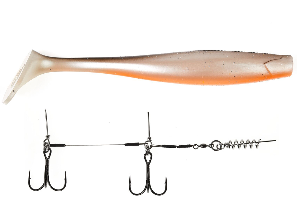 Виброхвост LJ 3D BBS Series GIANT KUBIRA SWIM SHAD 10,3in (26,00)/PG18 1шт.+Stinger XL