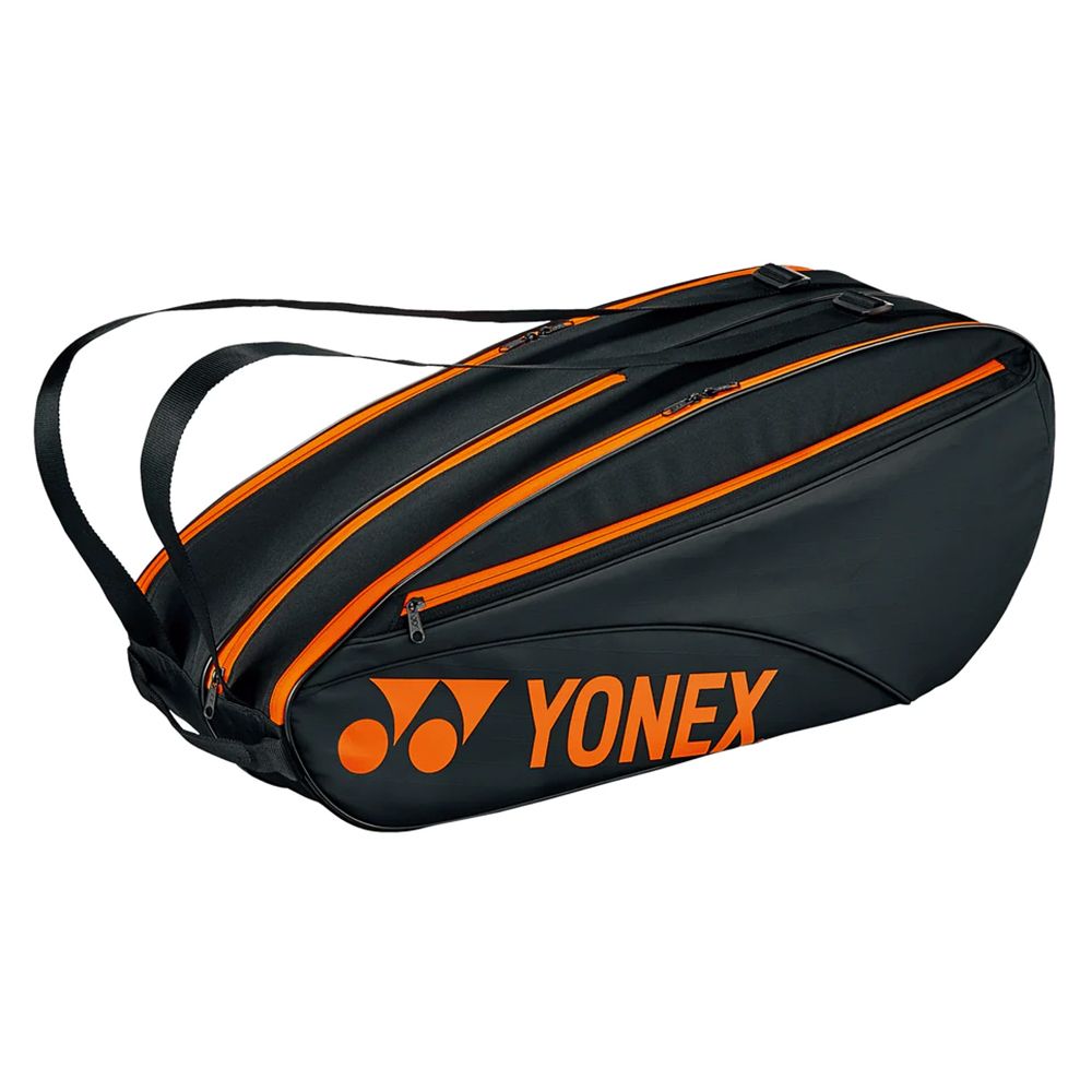 Сумка теннисная Yonex Team Racket Bag 6 Pack - black/orange