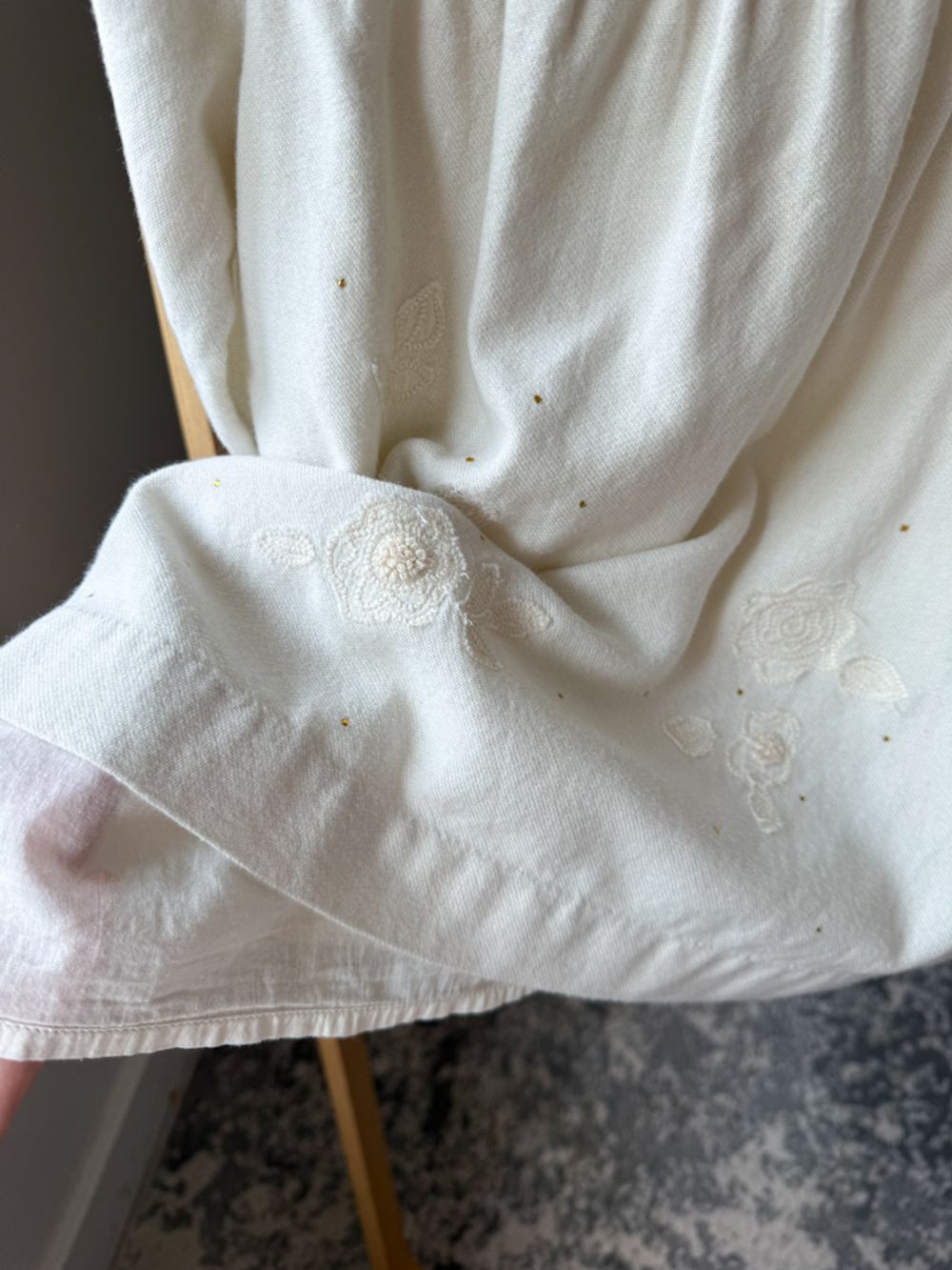 Платье Bonpoint из хлопка с шерстью, 92