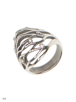 "Паутинка" кольцо в серебряном покрытии из коллекции "Классика" от Jenavi