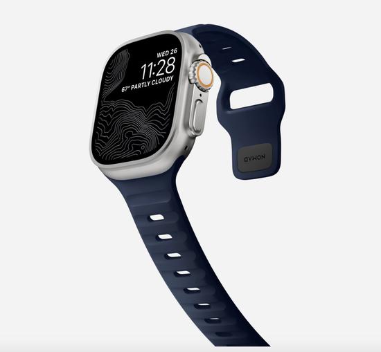 Ремешок Nomad Sport Strap, atlantic blue - Apple Watch Ultra (49mm) 8/7 (45mm)/6/SE/5/4 (44mm)/3/2/1 (42mm)