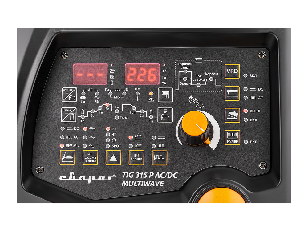 Инвертор сварочный TIG 315P AC/DC MULTIWAVE "PRO" (E202)