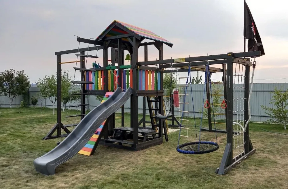 Детская площадка Савушка 2 (BLACK EDITION)