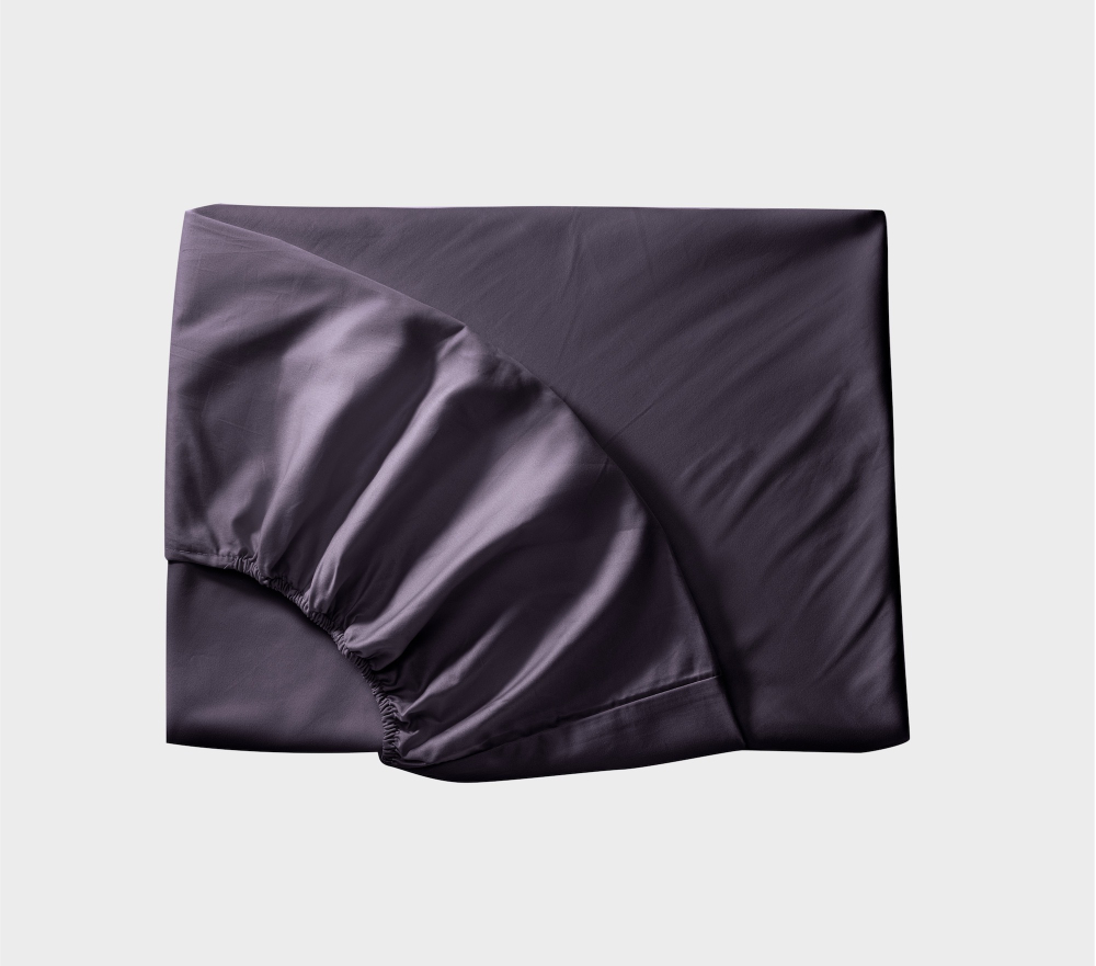 Простыня на резинке 200x200x45 Mollen графитно-серая