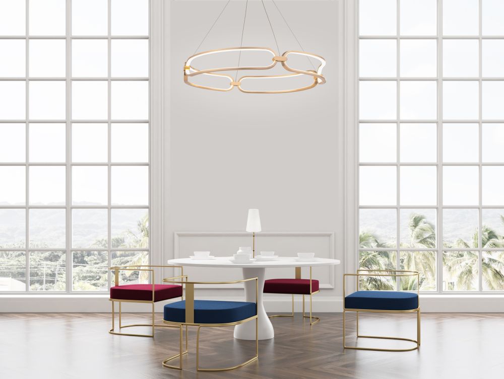 Подвесной светодиодный светильник Maytoni Chain MOD017PL-L50MG