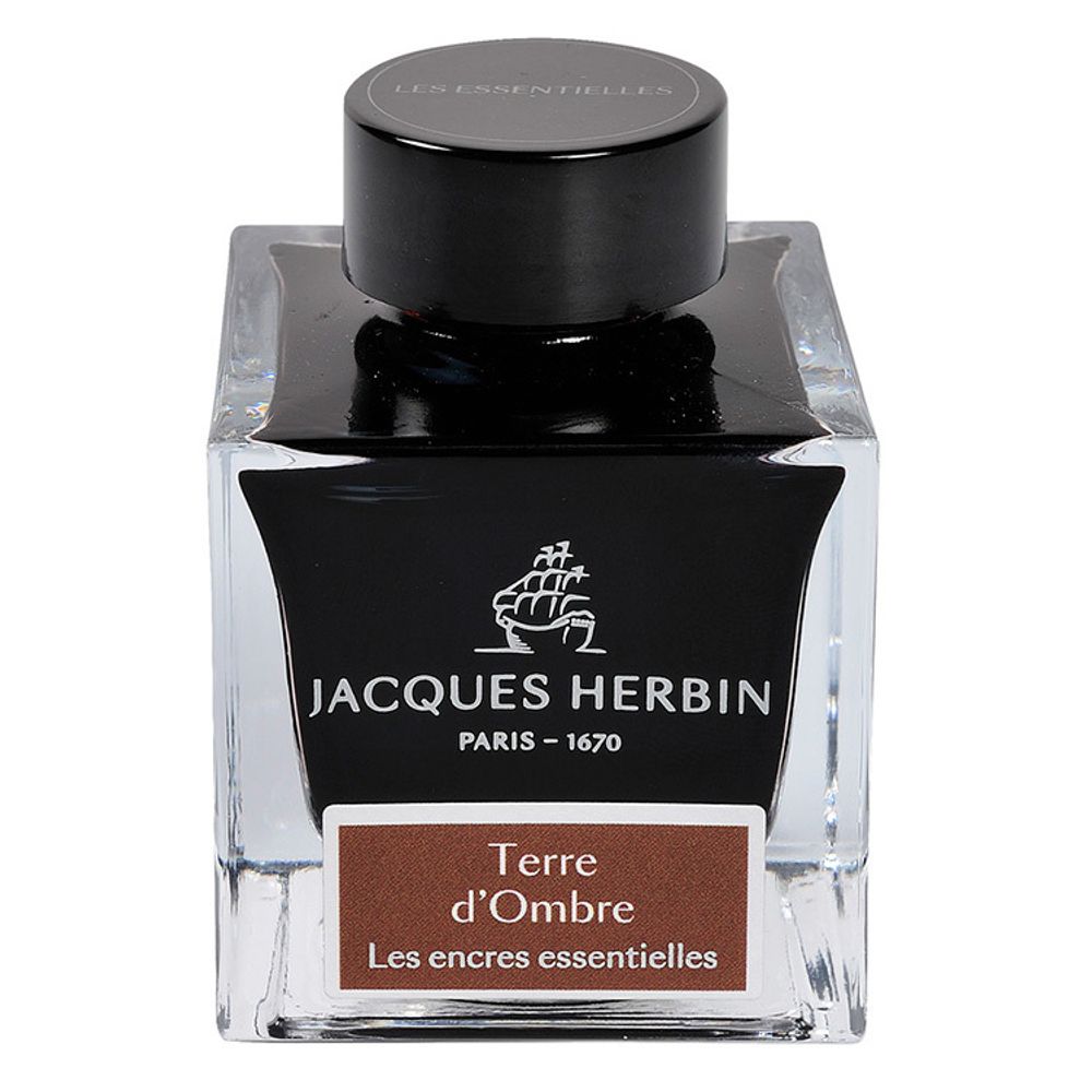 Чернила во флаконе Herbin Prestige 50 мл Terre d'ombre умбра (13147JT)