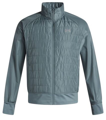 Мужская теннисная куртка Under Armour Launch Insulated - jasper blue/reflective